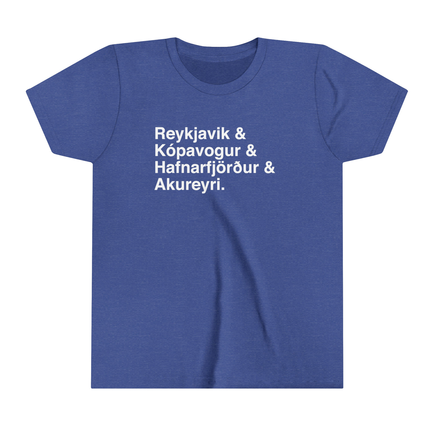 Cities Of Iceland Kids T-Shirt