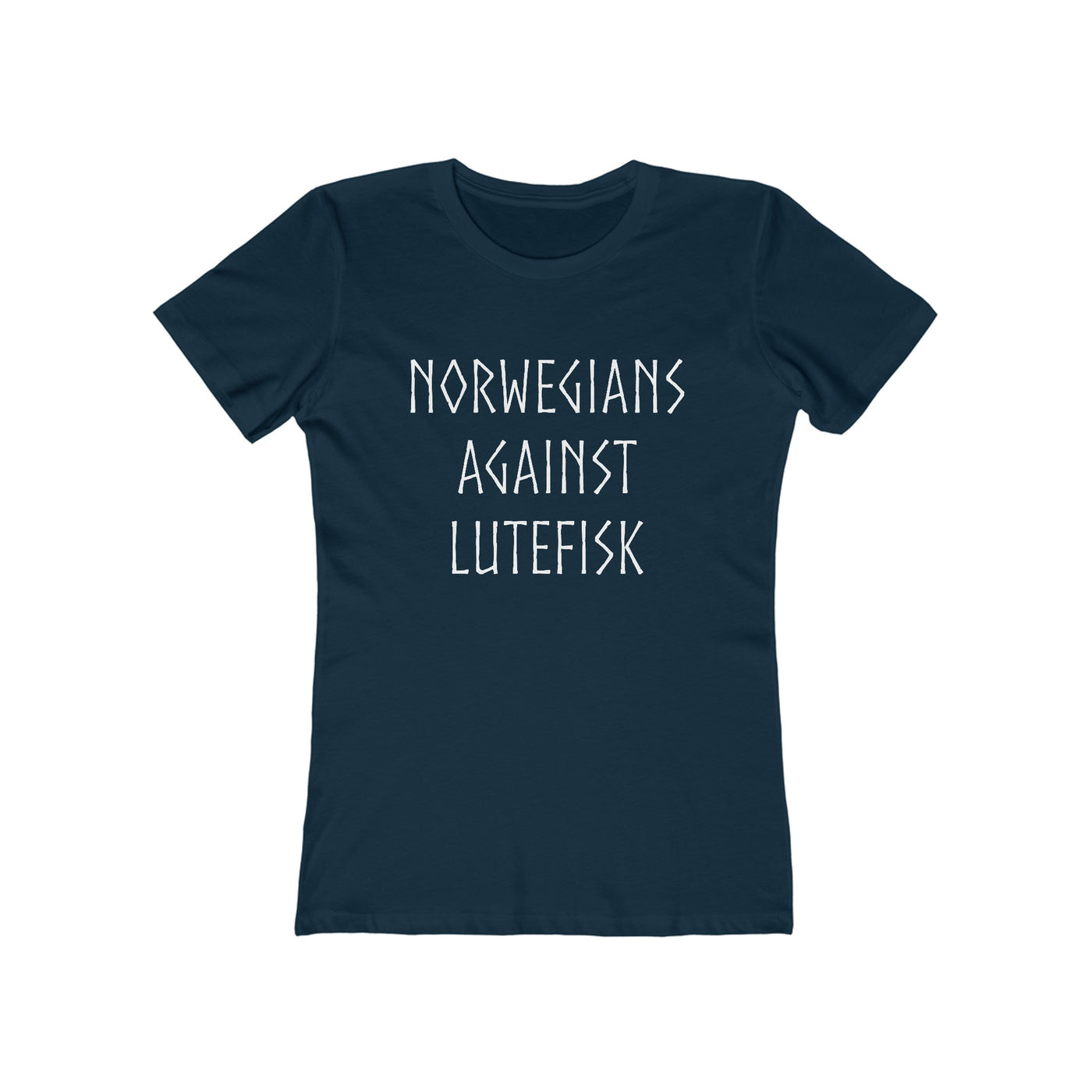 Norwegians Against Lutefisk Women's Fit T-Shirt - Scandinavian Design Studio