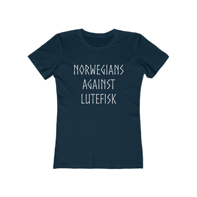 Norwegians Against Lutefisk Women's Fit T-Shirt - Scandinavian Design Studio
