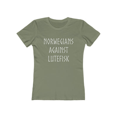 Norwegians Against Lutefisk Women's Fit T-Shirt - Scandinavian Design Studio