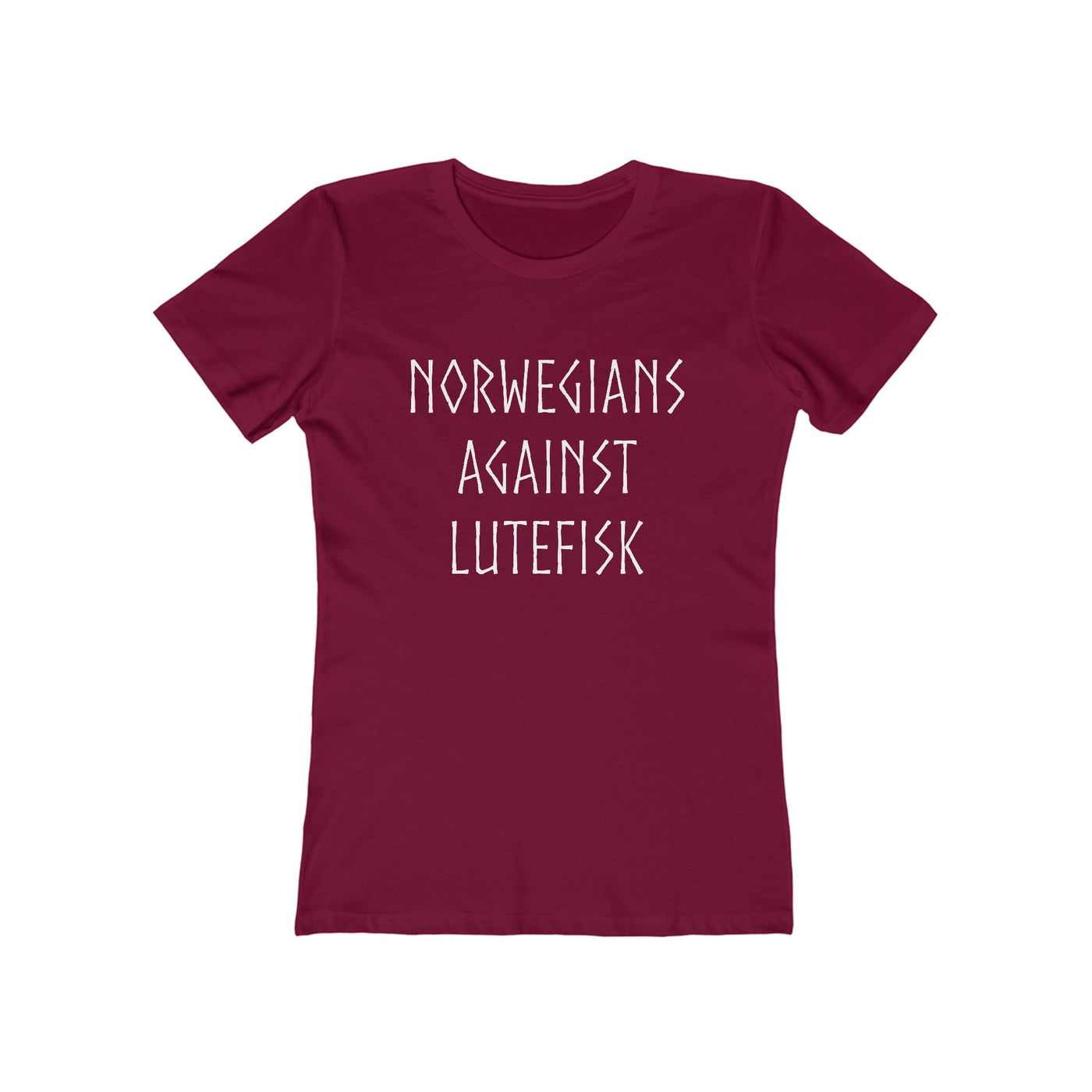 Norwegians Against Lutefisk Women's Fit T-Shirt - Scandinavian Design Studio