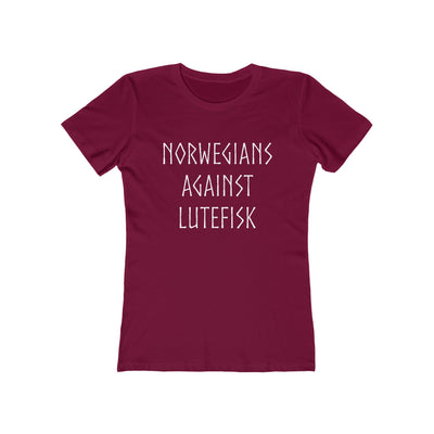 Norwegians Against Lutefisk Women's Fit T-Shirt - Scandinavian Design Studio