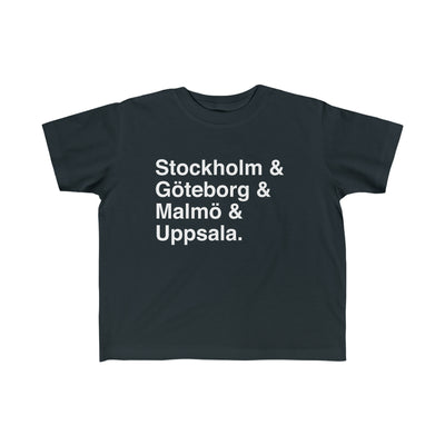 Cities Of Sweden Toddler Tee