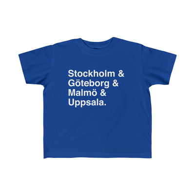 Cities Of Sweden Toddler Tee