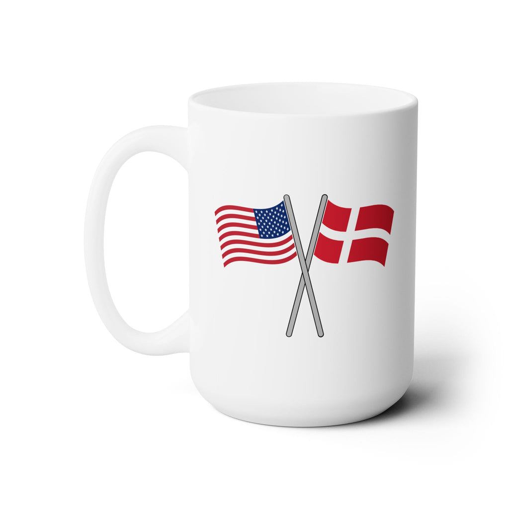 United States And Denmark Crossed Flags Mug – Scandinavian Design Studio