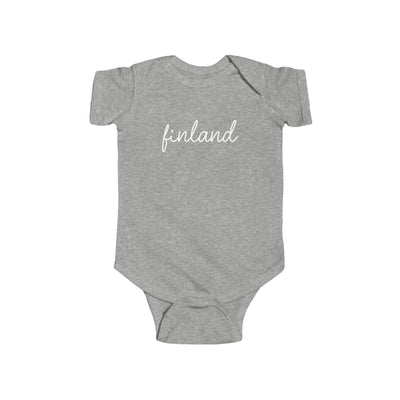Finland Script Baby Bodysuit