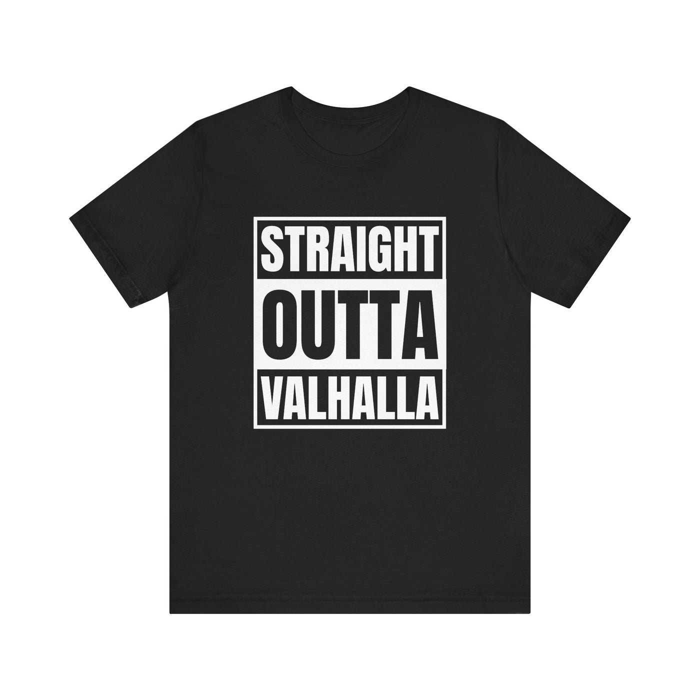 Straight Outta Valhalla Unisex T-Shirt - Scandinavian Design Studio