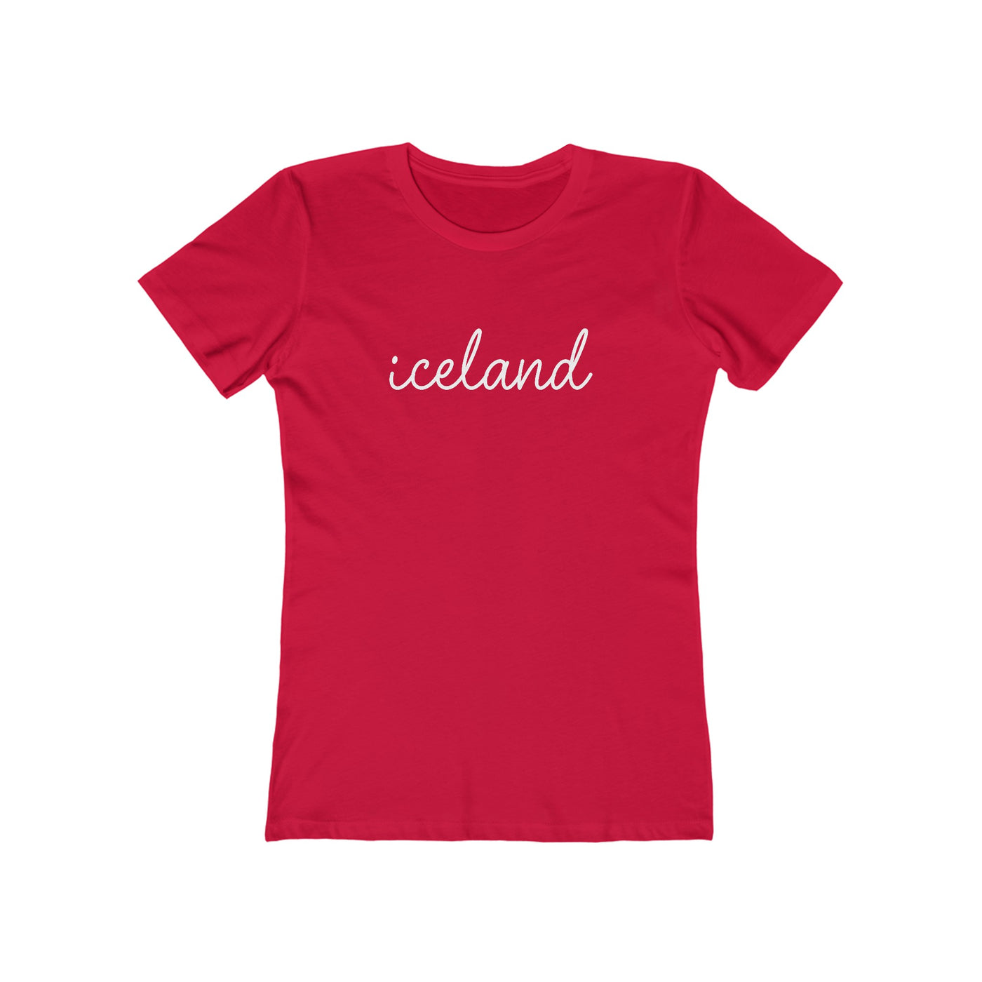 Iceland Script Women's Fit T-Shirt