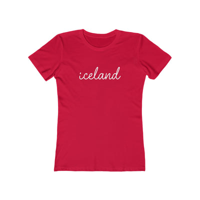 Iceland Script Women's Fit T-Shirt