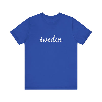 Sweden Script Unisex T-Shirt