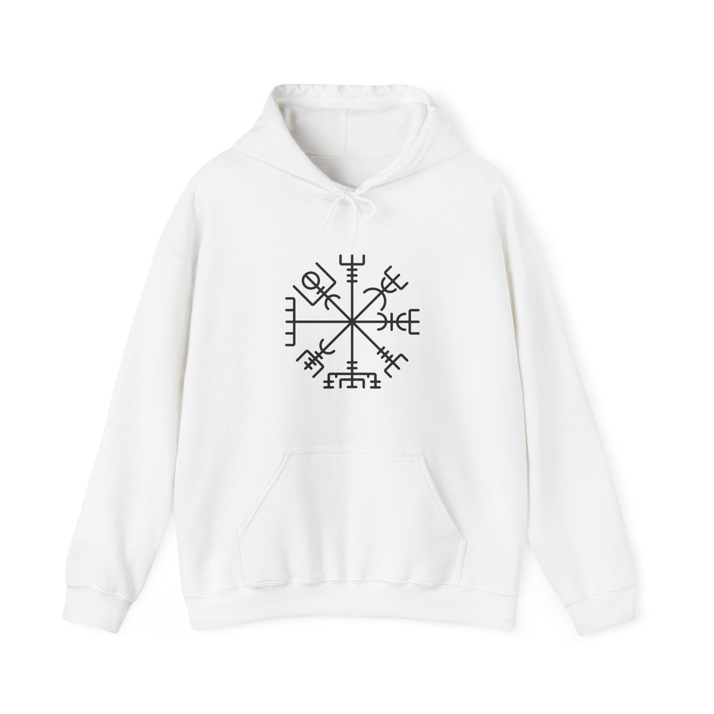 Vegvisir Viking Compass Hooded Sweatshirt - Scandinavian Design Studio