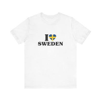 I Love Sweden Unisex T-Shirt