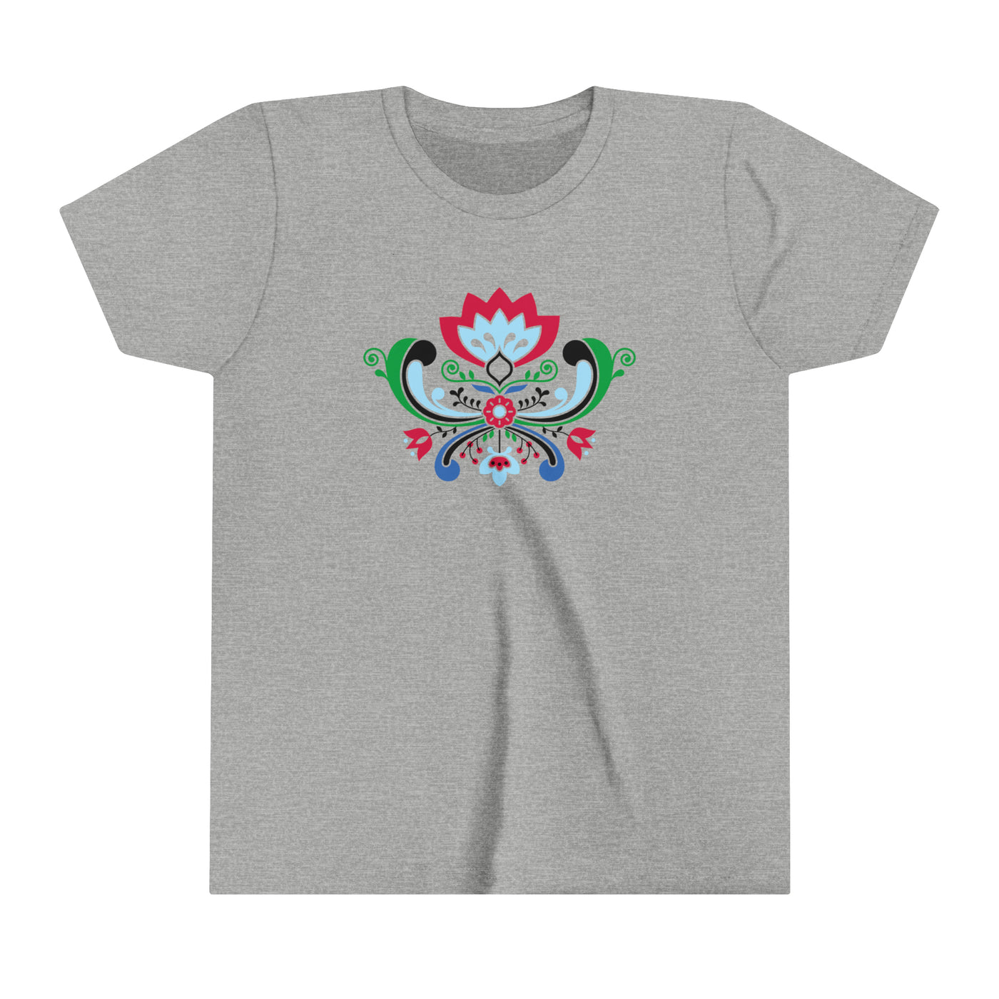 Midsummer Rosemaling Kids T-Shirt