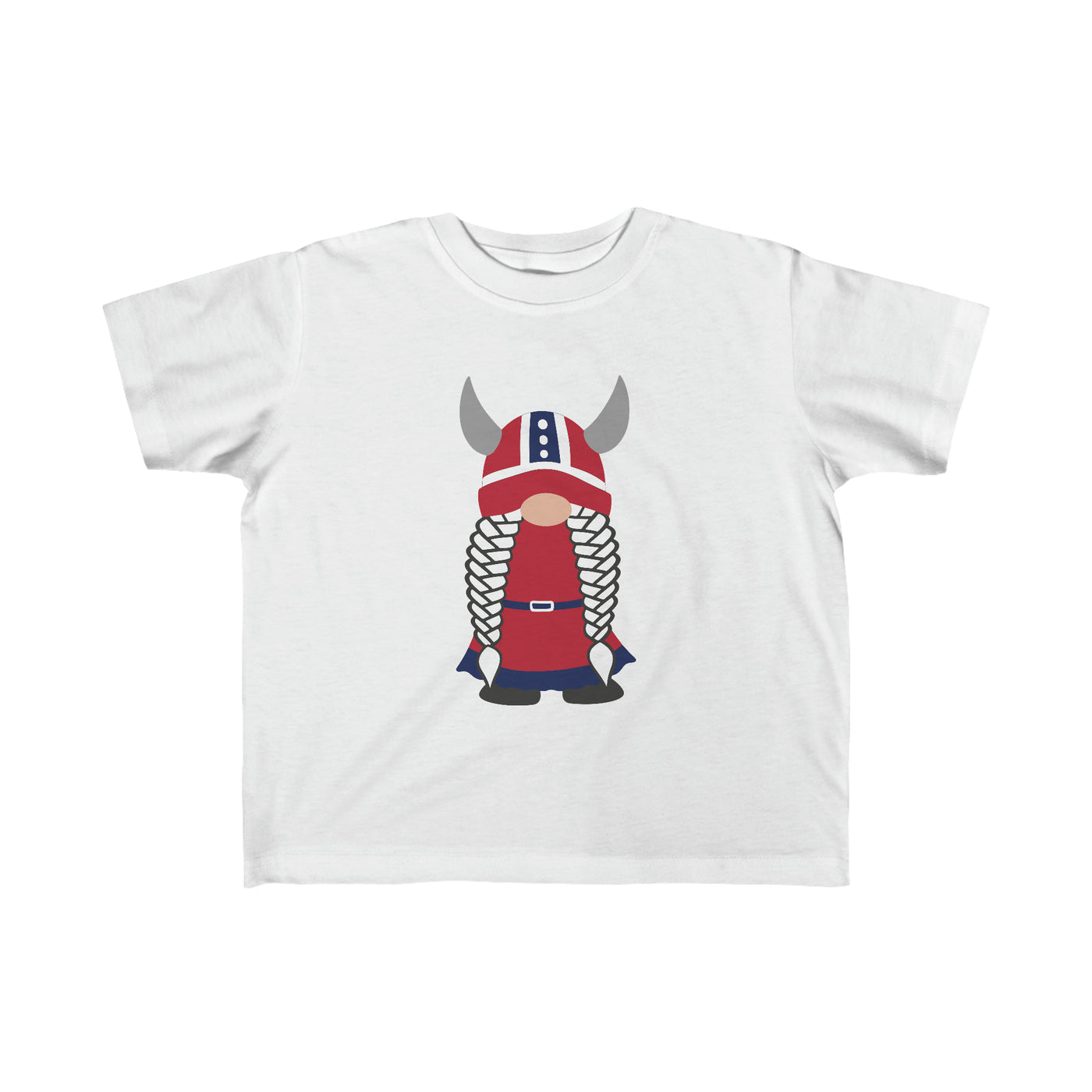 Norwegian Viking Girl Gnome Toddler Tee