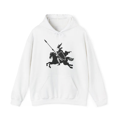 Valkyrie And Horse Hooded Sweatshirt