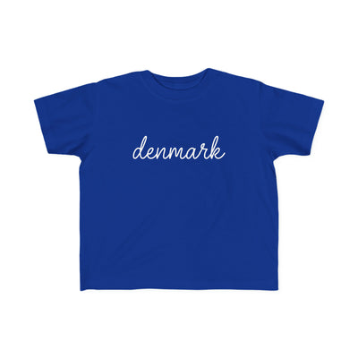 Denmark Script Toddler Tee