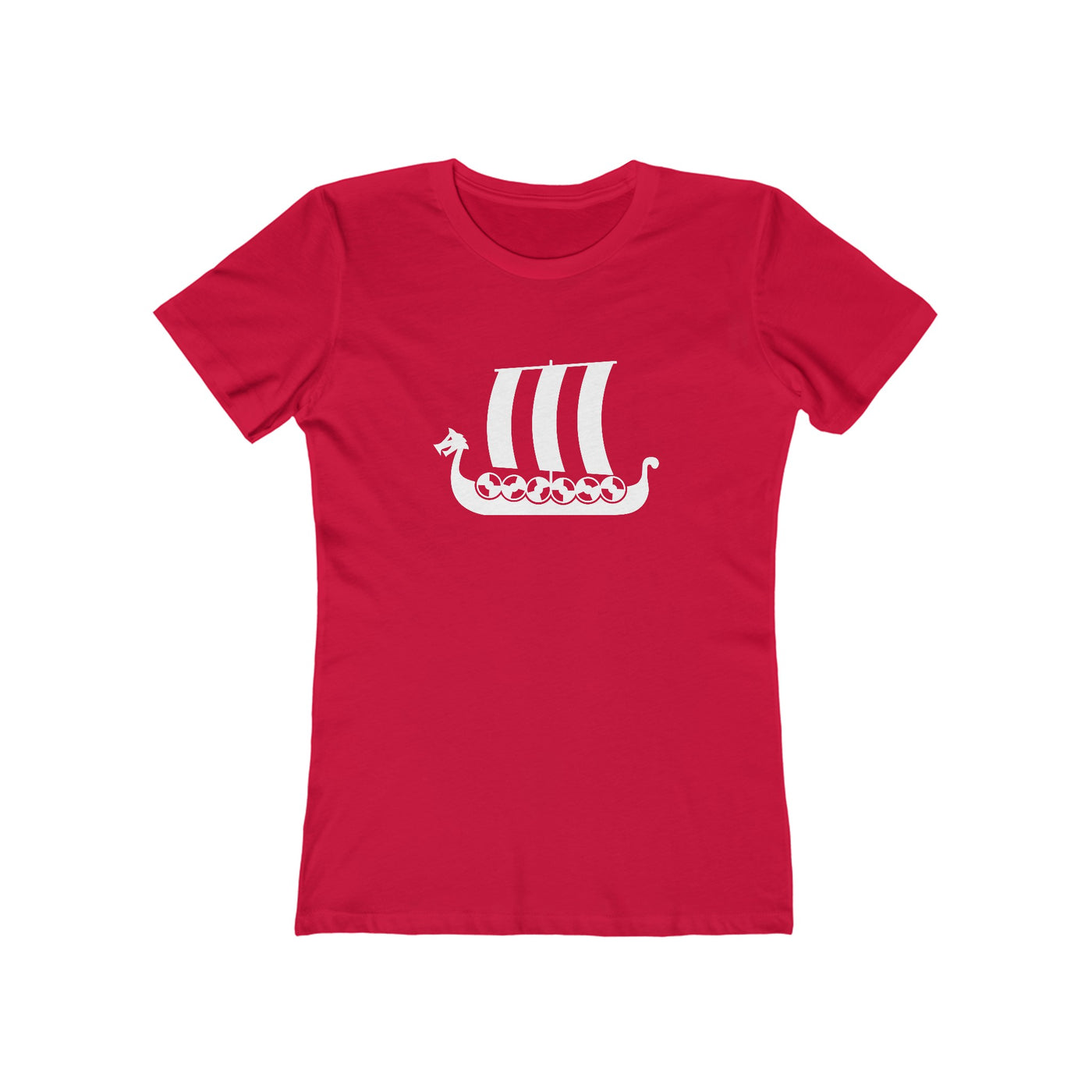 Viking Ship Women's Fit T-Shirt - Scandinavian Design Studio