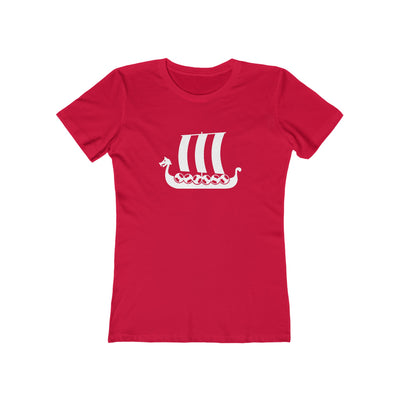 Viking Ship Women's Fit T-Shirt - Scandinavian Design Studio