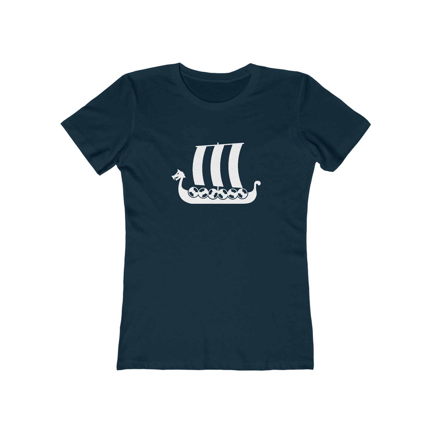 Viking Ship Women's Fit T-Shirt - Scandinavian Design Studio
