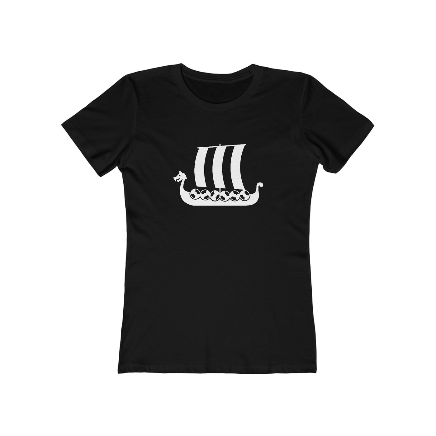 Viking Ship Women's Fit T-Shirt - Scandinavian Design Studio