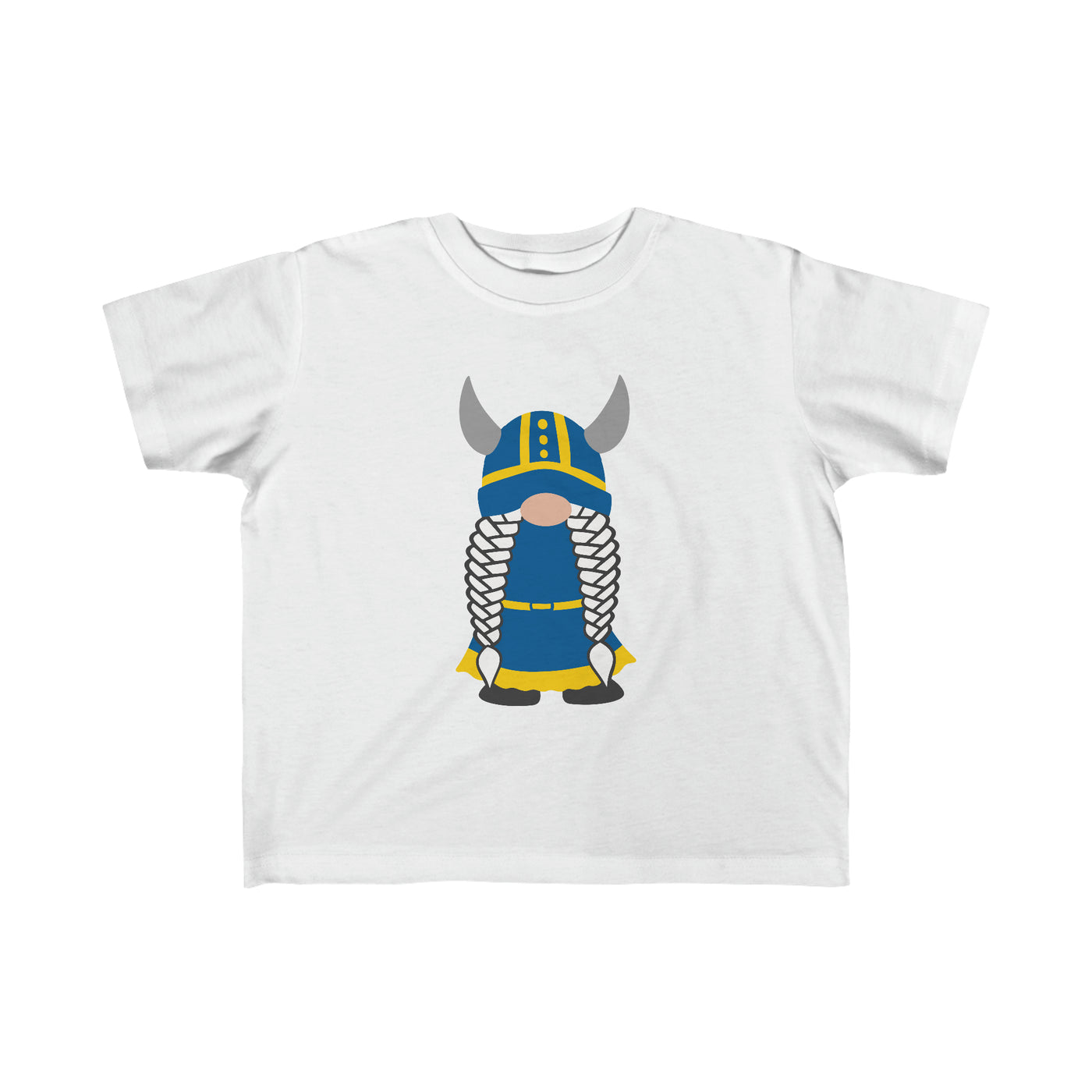 Swedish Viking Girl Gnome Toddler Tee