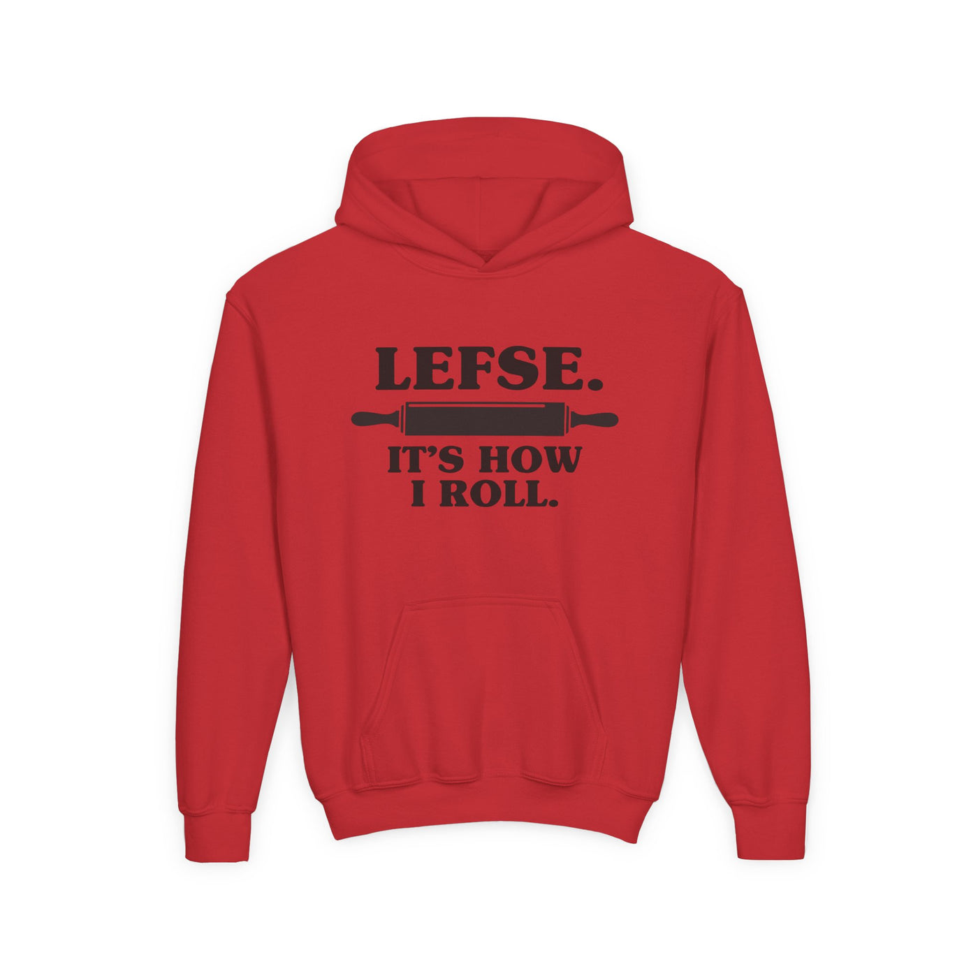 Lefse It's How I Roll Kids Hoodie