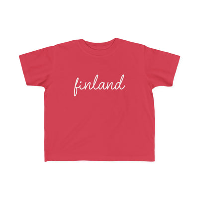 Finland Script Toddler Tee