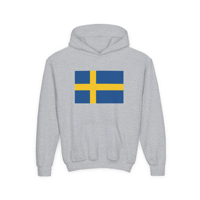 Swedish Flag Kids Hoodie