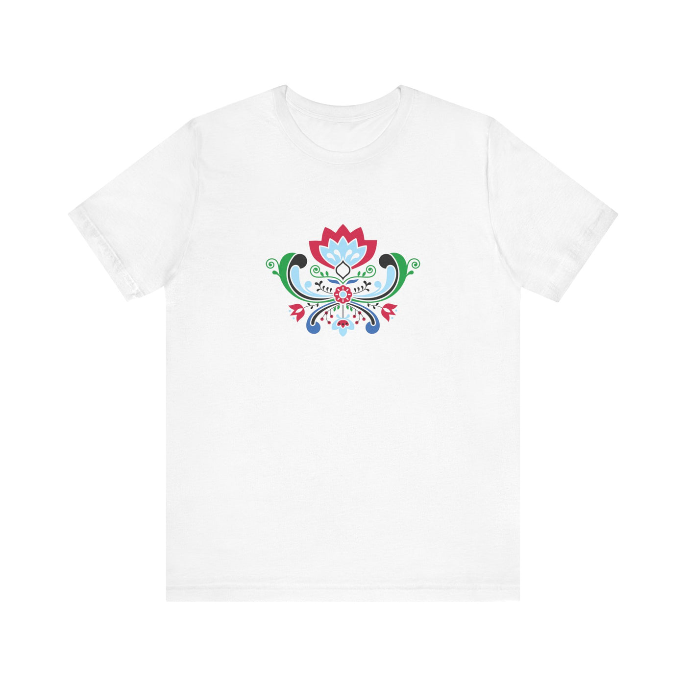 Midsummer Rosemaling Unisex T-Shirt - Scandinavian Design Studio