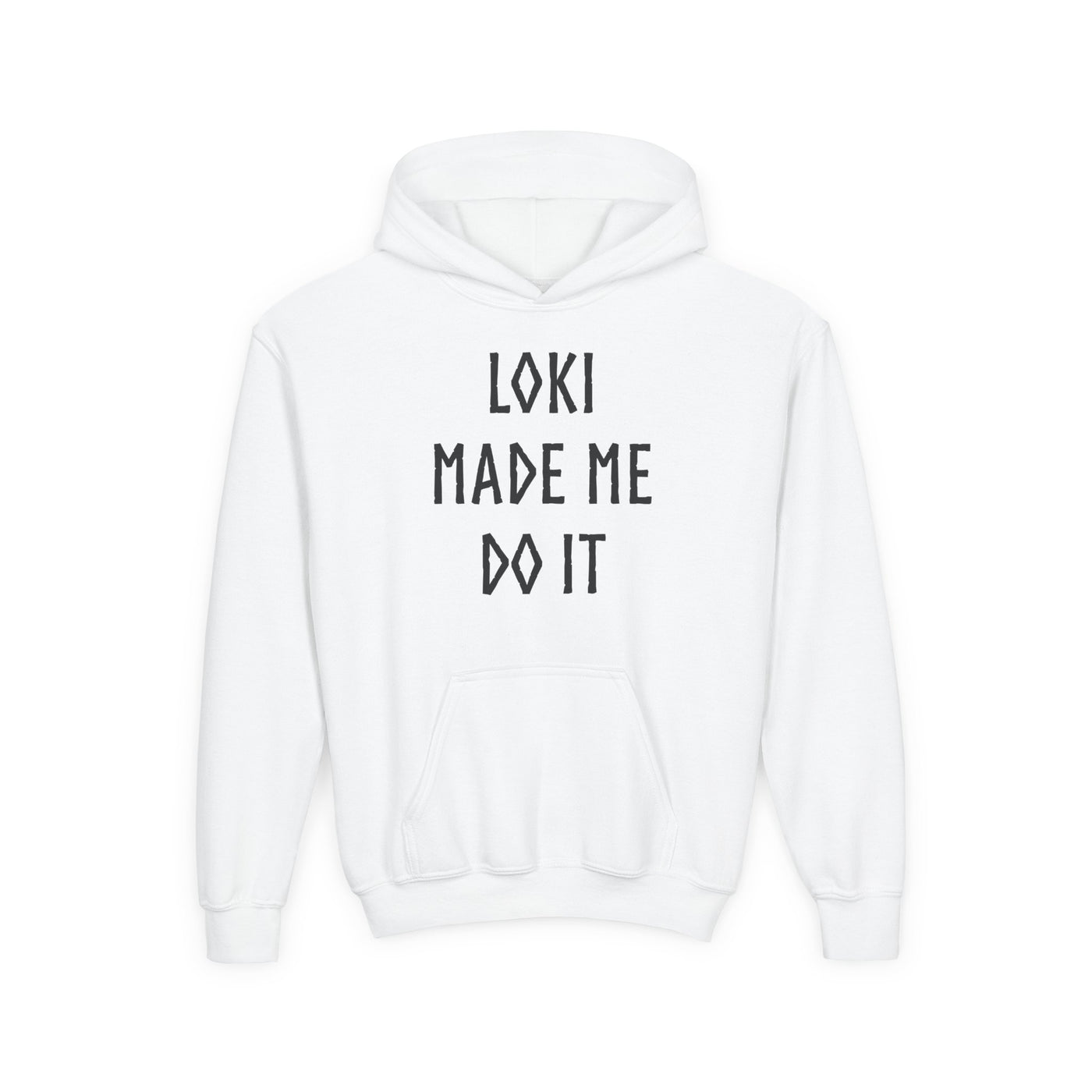 Loki Made Me Do It Kids Hoodie