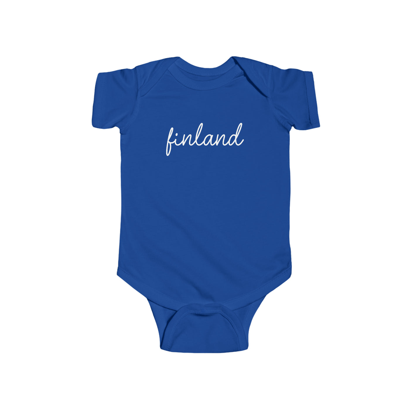 Finland Script Baby Bodysuit