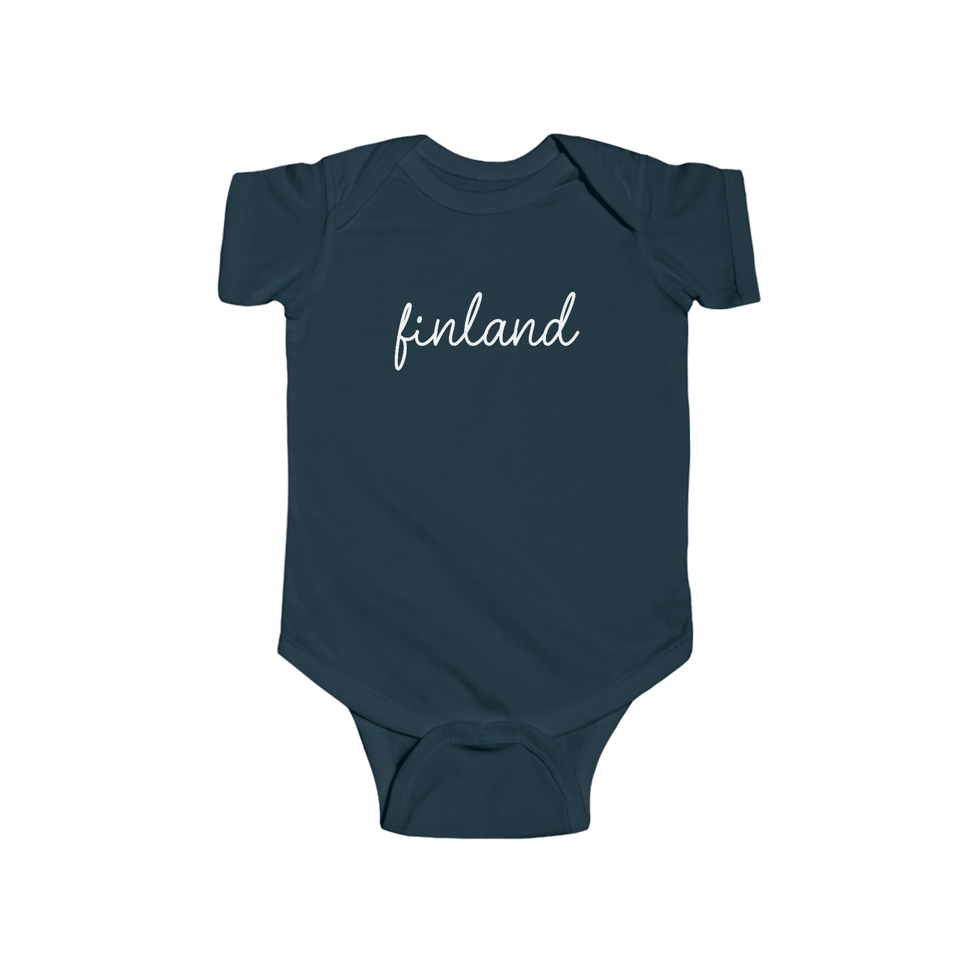 Finland Script Baby Bodysuit