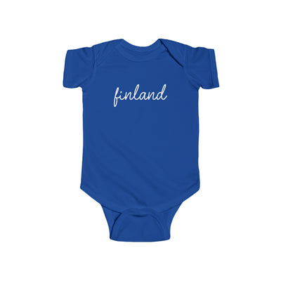 Finland Script Baby Bodysuit