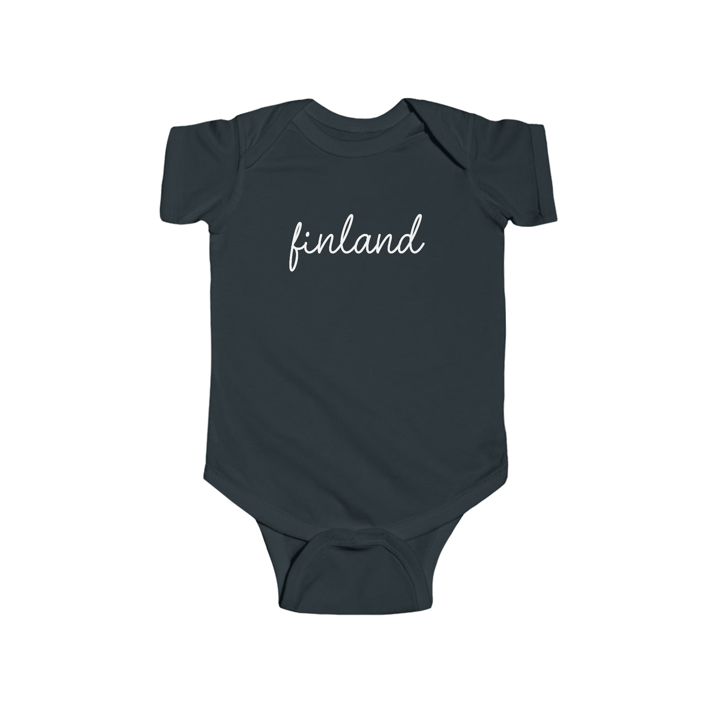 Finland Script Baby Bodysuit