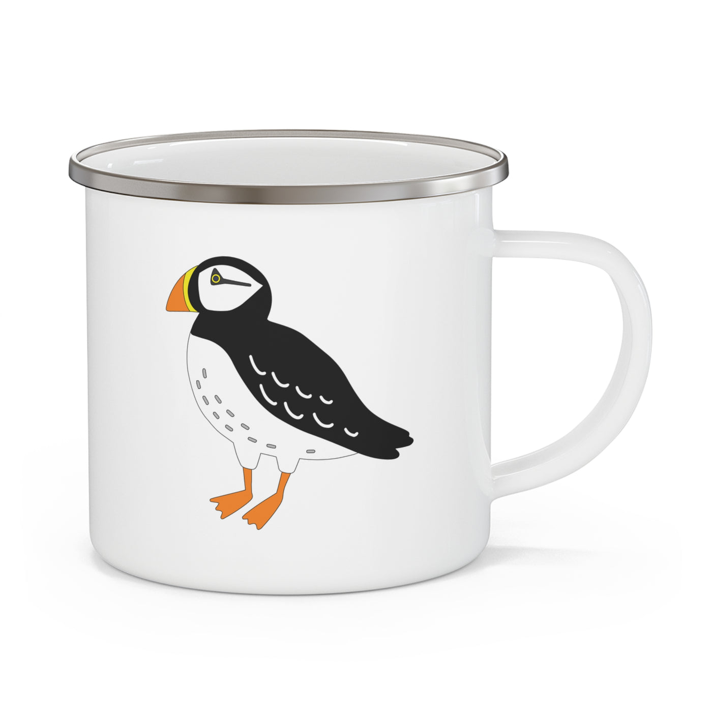 Icelandic Puffin Camping Mug