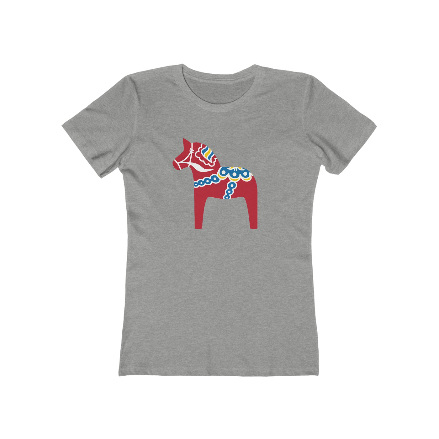 Traditional Dala Horse Women's Fit T-Shirt - Scandinavian Design Studio