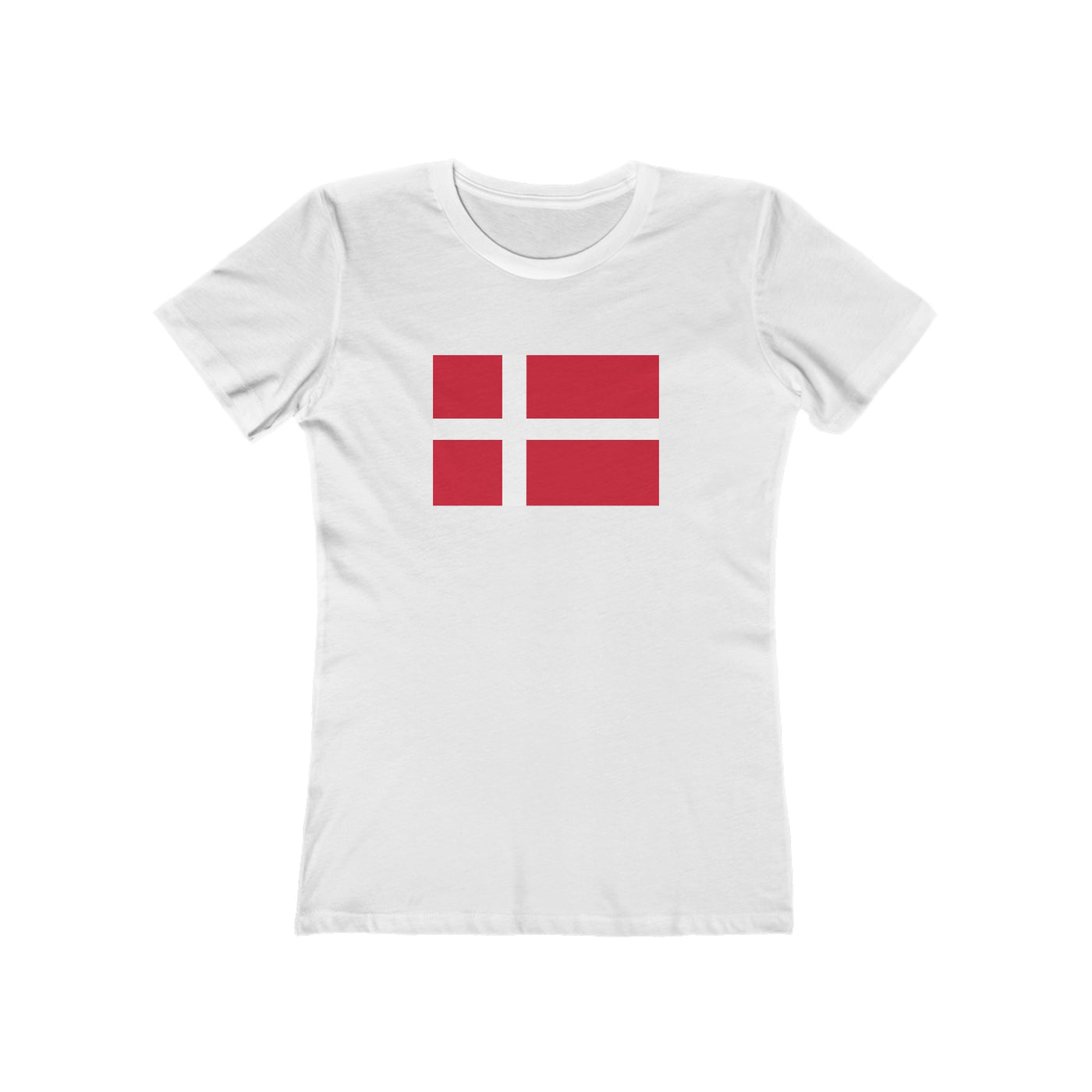 Danish Flag Women's Fit T-Shirt - Scandinavian Design Studio