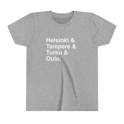 Cities Of Finland Kids T-Shirt