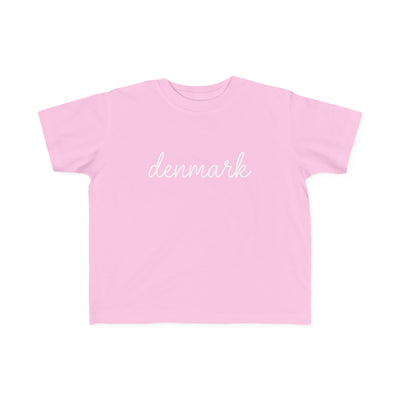 Denmark Script Toddler Tee