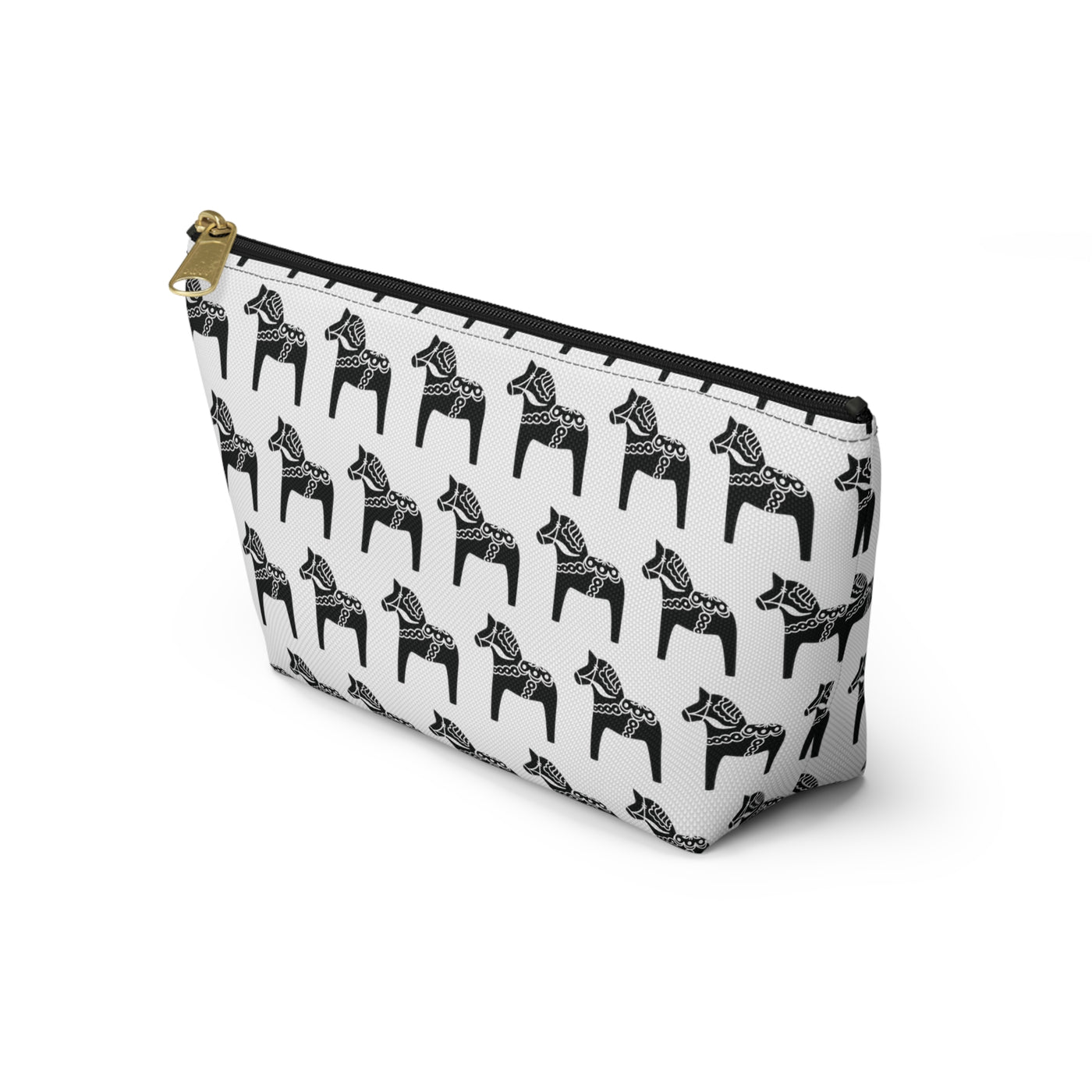 Dala Horse Print Makeup Bag