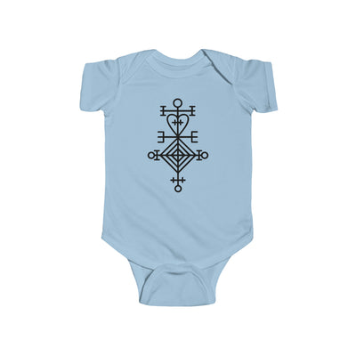 Ástarstafur Icelandic Love Stave Baby Bodysuit
