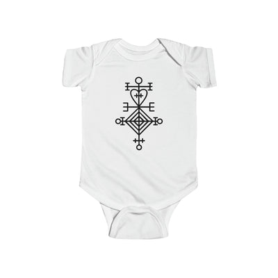 Ástarstafur Icelandic Love Stave Baby Bodysuit