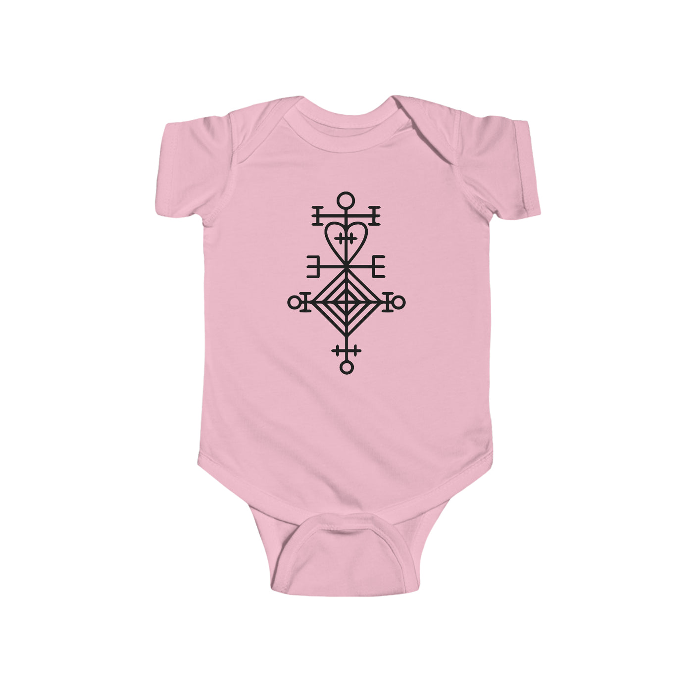 Ástarstafur Icelandic Love Stave Baby Bodysuit