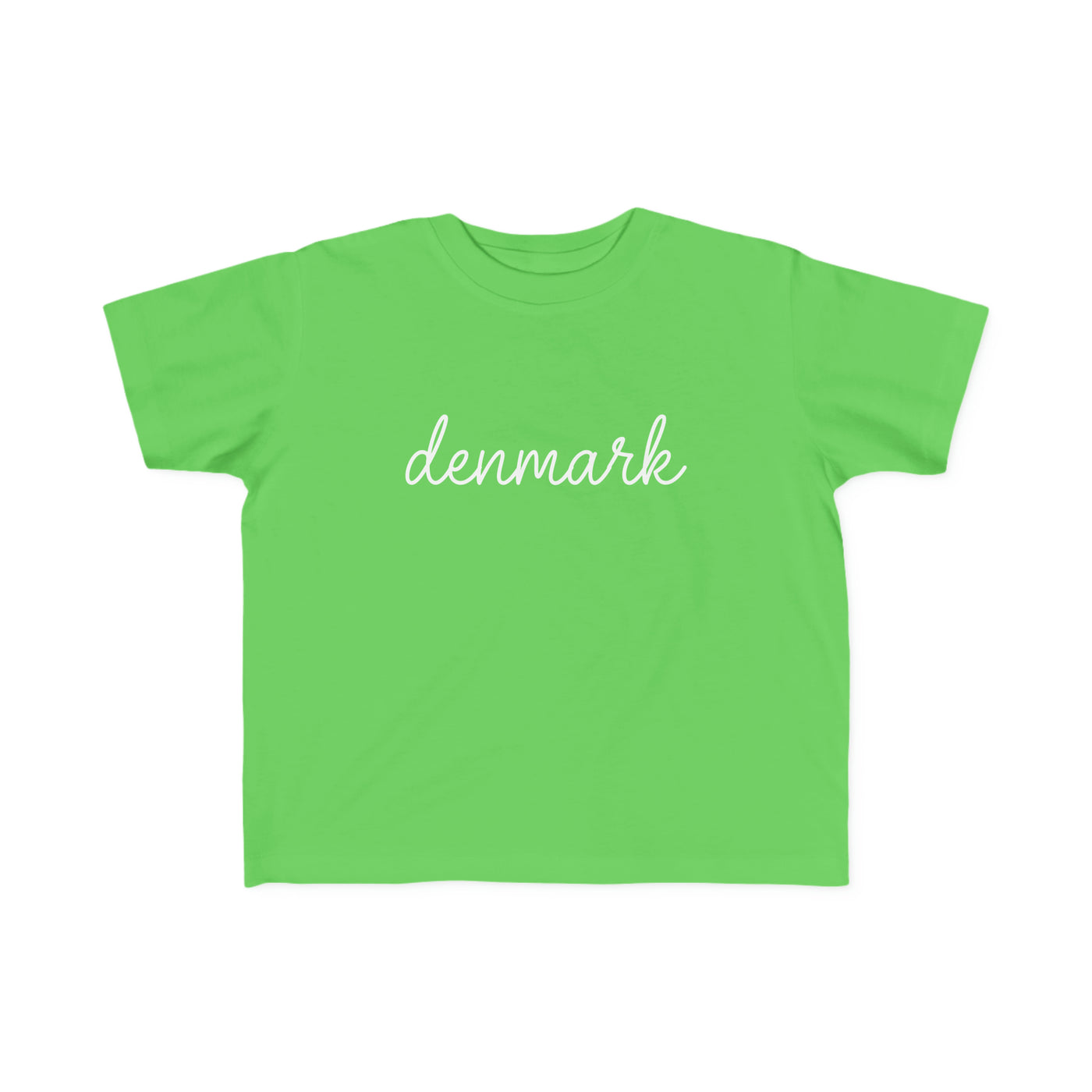 Denmark Script Toddler Tee