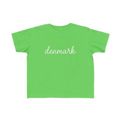 Denmark Script Toddler Tee