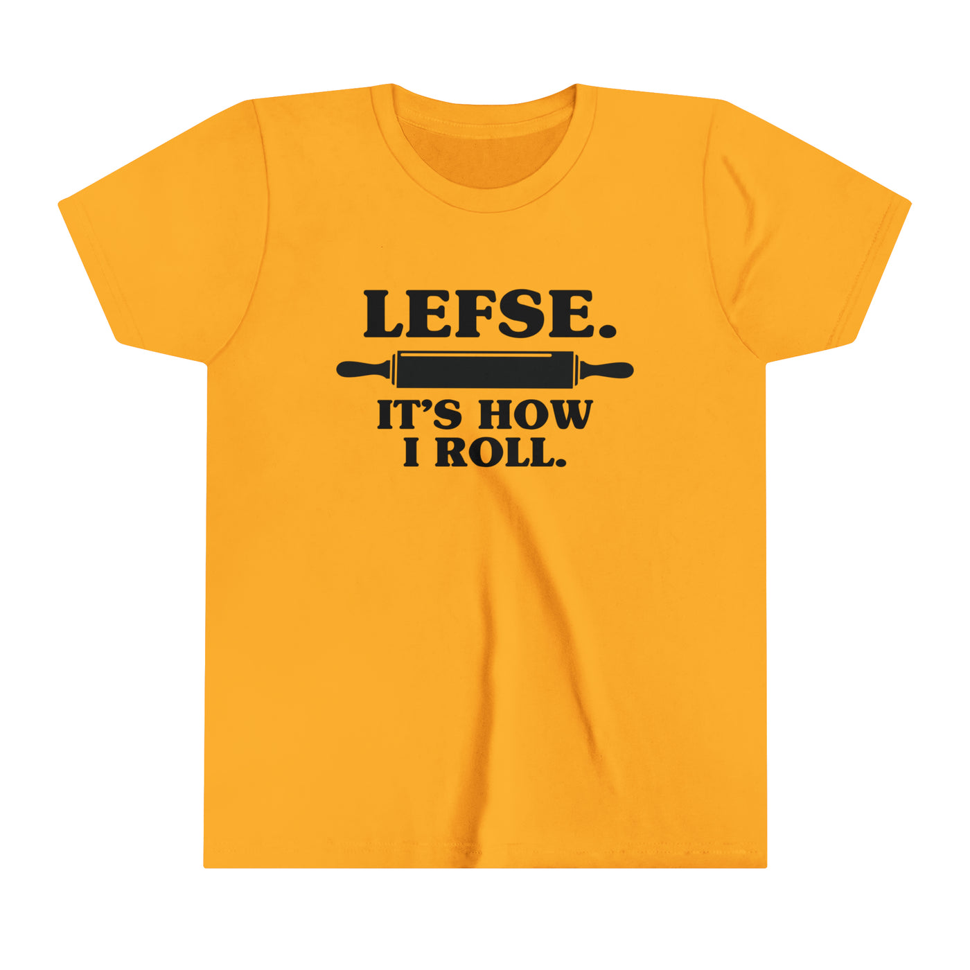 Lefse It's How I Roll Kids T-Shirt
