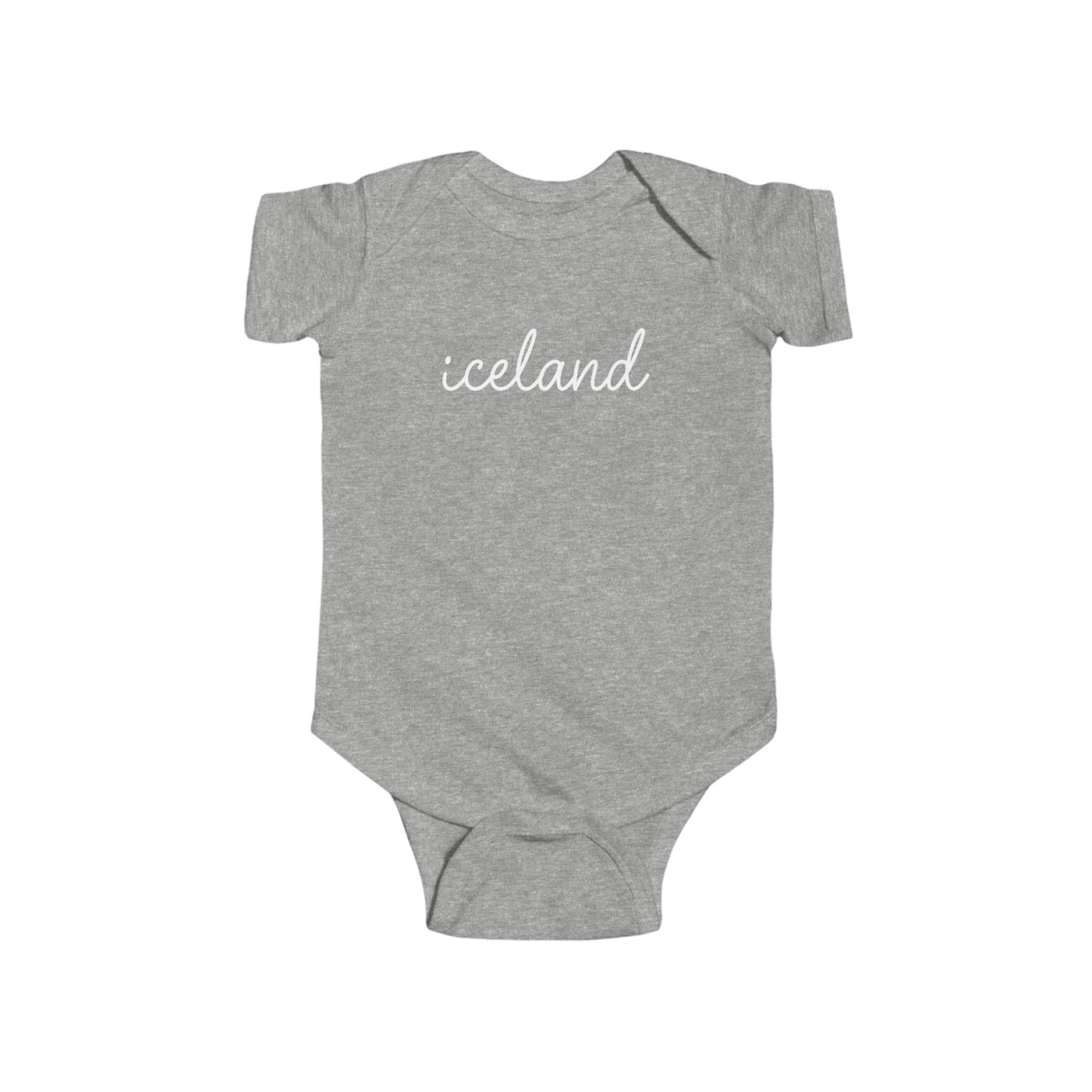 Iceland Script Baby Bodysuit