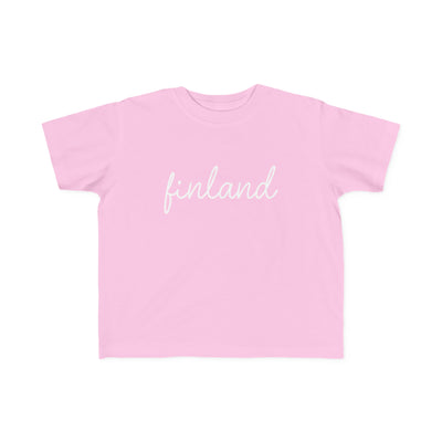 Finland Script Toddler Tee
