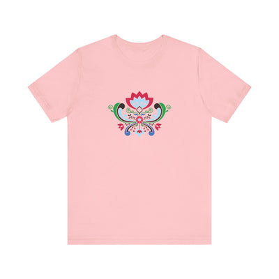 Midsummer Rosemaling Unisex T-Shirt - Scandinavian Design Studio