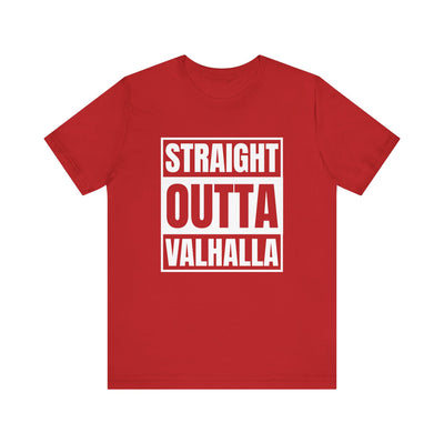 Straight Outta Valhalla Unisex T-Shirt - Scandinavian Design Studio